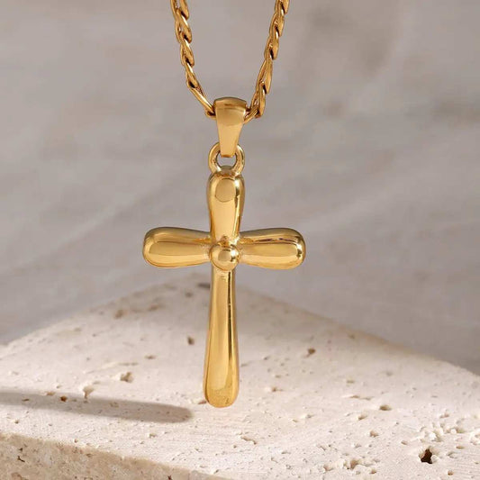 Stainless Steel Cross Necklace - Trendsi - Flyclothing LLC