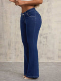 Flare Jeans with Pockets - Trendsi - Flyclothing LLC
