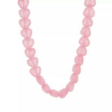 Colorful Resin Heart Necklace - Trendsi - Flyclothing LLC