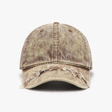 Fringe Adjustable Cotton Baseball Cap - Trendsi - Flyclothing LLC