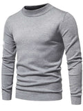 Men's Mock Neck Long Sleeve Sweater - Trendsi - Flyclothing LLC