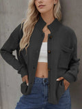 Button Up Long Sleeve Cardigan - Trendsi - Flyclothing LLC