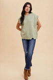 Annie Wear Distressed Raw Hem Straight Leg Cropped Jeans - Trendsi - Flyclothing LLC