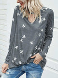 Cutout Round Neck Long Sleeve T-Shirt - Trendsi - Flyclothing LLC