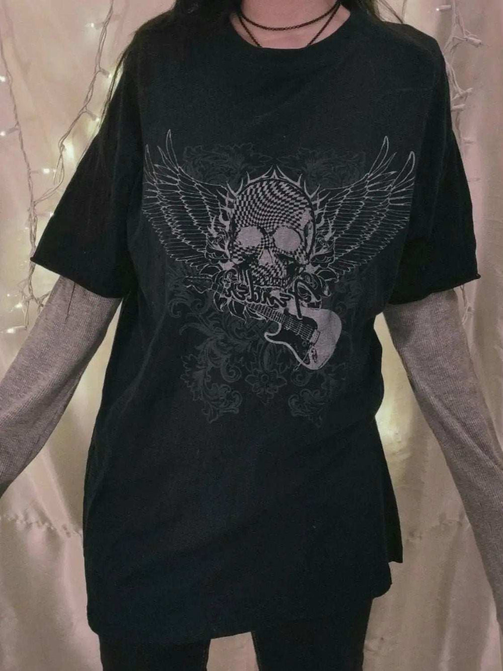 Graphic Round Neck Short Sleeve T-Shirt - Trendsi - Flyclothing LLC