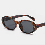 Polycarbonate Frame Oval Sunglasses - Trendsi - Flyclothing LLC