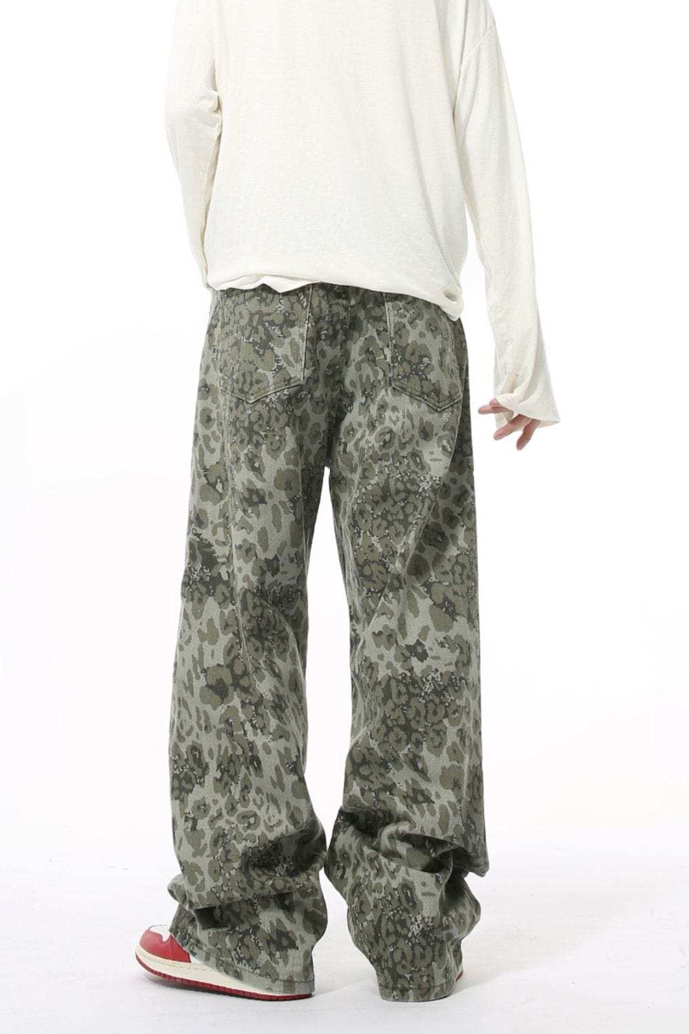Camouflage Jeans with Pockets - Trendsi - Flyclothing LLC