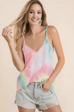BiBi Tie Dye French Terry Knit Cami - Trendsi - Flyclothing LLC