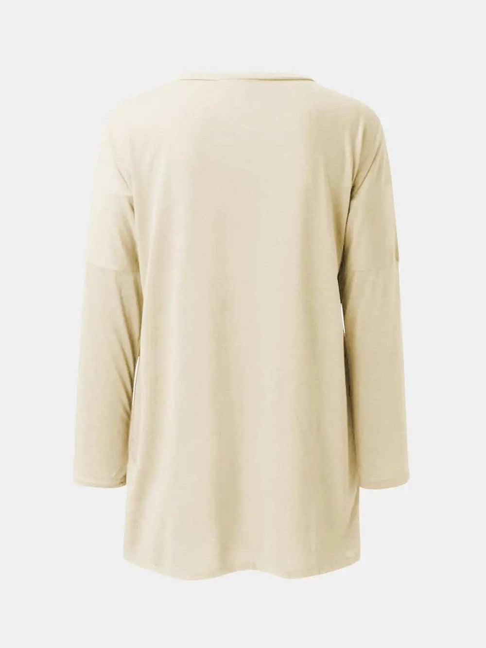 Full Size Round Neck Long Sleeve T-Shirt - Trendsi - Flyclothing LLC