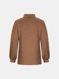 Full Size Mock Neck Long Sleeve T-Shirt - Trendsi - Flyclothing LLC