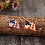 2 Piece Drip Oil US Flag Brooch - Trendsi - Flyclothing LLC
