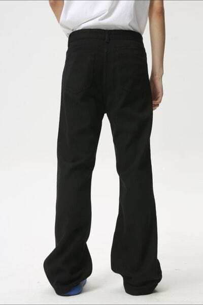 Mid Rise Jeans with Pockets - Trendsi - Flyclothing LLC