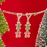 Christmas Gingerbread Drop Earrings - Trendsi - Flyclothing LLC