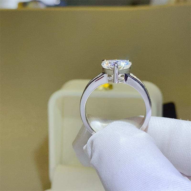 3 Carat Moissanite 925 Sterling Silver Ring - Trendsi - Flyclothing LLC