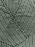 Ribbed Surplice Long Sleeve T-Shirt - Trendsi - Flyclothing LLC