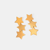 18K Gold-Plated Stainless Steel Star Earrings - Trendsi - Flyclothing LLC