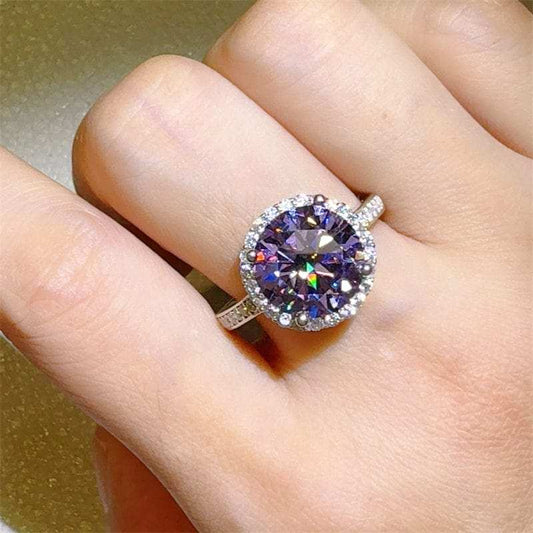 3 Carat Moissanite Zircon 925 Sterling Silver Ring - Trendsi - Flyclothing LLC