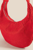 Fame Textured Mesh Knot Shoulder Bag - Trendsi - Flyclothing LLC