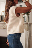 Button Down Sweater Vest with Pockets - Trendsi - Flyclothing LLC