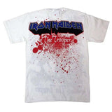 Iron Maiden Trooper T-Shirt (White) - Iron Maiden - Flyclothing LLC