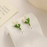 Flower Stud Earrings - Trendsi - Flyclothing LLC