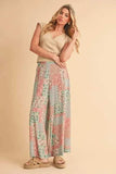 Aemi+Co Printed Wide Leg Pants - Trendsi - Flyclothing LLC