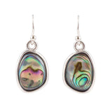 Blue Abalone and Sterling Silver Drop Earrings - Barse Jewelry - Flyclothing LLC