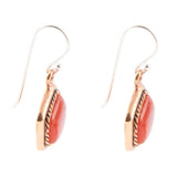 Abstract Carnelian and Copper Earrings - Barse Jewelry - Flyclothing LLC