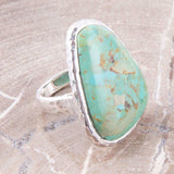 Abstract Blue Turquoise and Sterling Silver Ring - Barse Jewelry - Flyclothing LLC