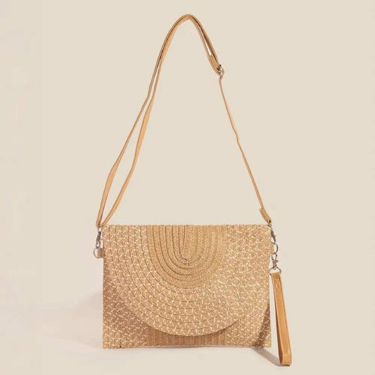 Fame Tight Woven Envelope Clutch Bag - Trendsi - Flyclothing LLC