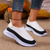 Mesh Contrast Flat Slip-Ons - Trendsi - Flyclothing LLC