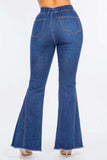 American Bazi High Waist Curvy Flare Jeans - Trendsi - Flyclothing LLC