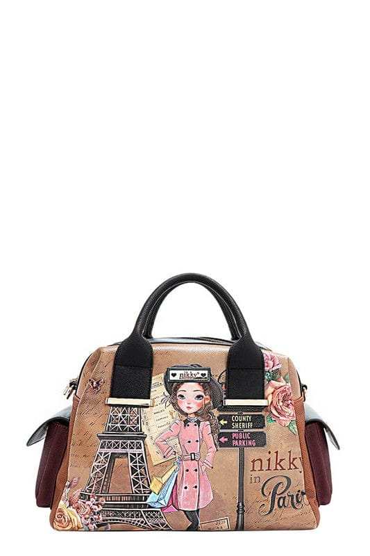 Nicole Lee USA Eco-Leather Boston Bag - Trendsi - Flyclothing LLC