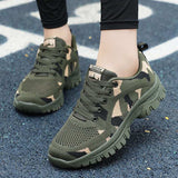 Camouflage Lace Up Mesh Breathable Athletic - Trendsi - Flyclothing LLC