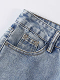 Distressed Raw Hem Jeans - Trendsi - Flyclothing LLC