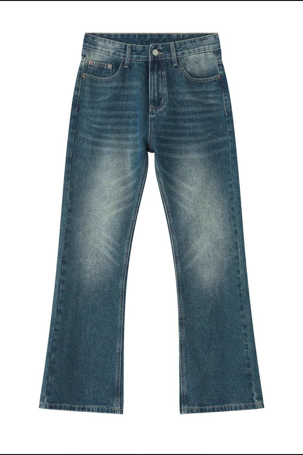 Mid Rise Jeans with Pockets - Trendsi - Flyclothing LLC