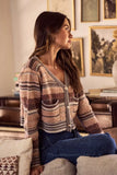 SO ME Textured Variegated Multi Color Cardigan - Trendsi - Flyclothing LLC