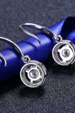 1 Carat Moissanite 925 Sterling Silver Drop Earrings - Trendsi - Flyclothing LLC