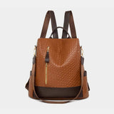 PU Leather Backpack Bag - Trendsi - Flyclothing LLC