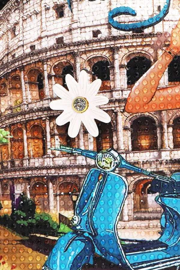 Nicole Lee USA Martha Travels Italy Wide Handbag with Rhinestones - Trendsi - Flyclothing LLC