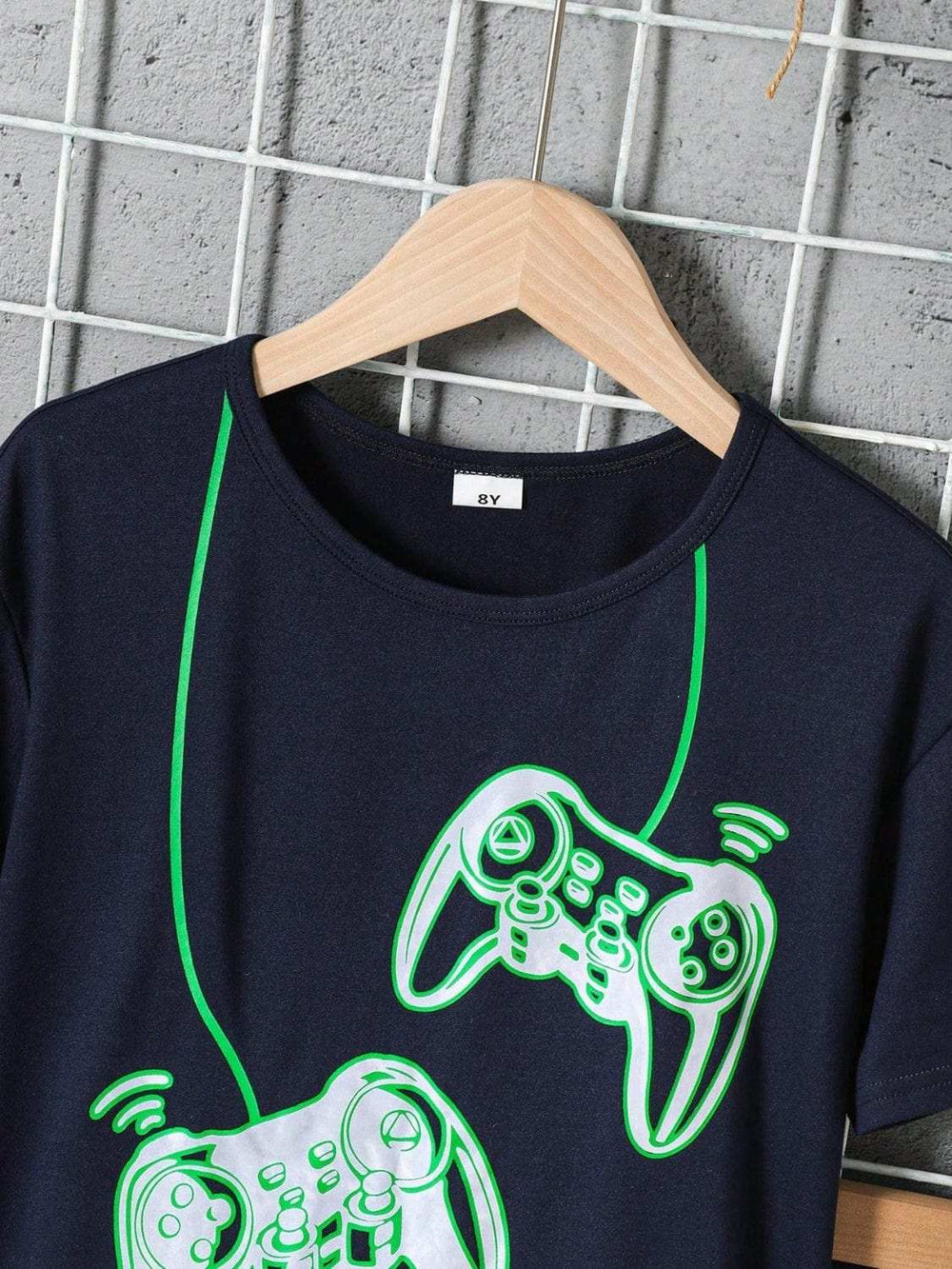 Children's Graphic Round Neck T-Shirt and Pants Set - Trendsi - Flyclothing LLC