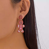 Christmas Acrylic Dangle Earrings - Trendsi - Flyclothing LLC