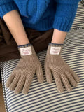 Ribbed Knit Gloves - Trendsi - Flyclothing LLC