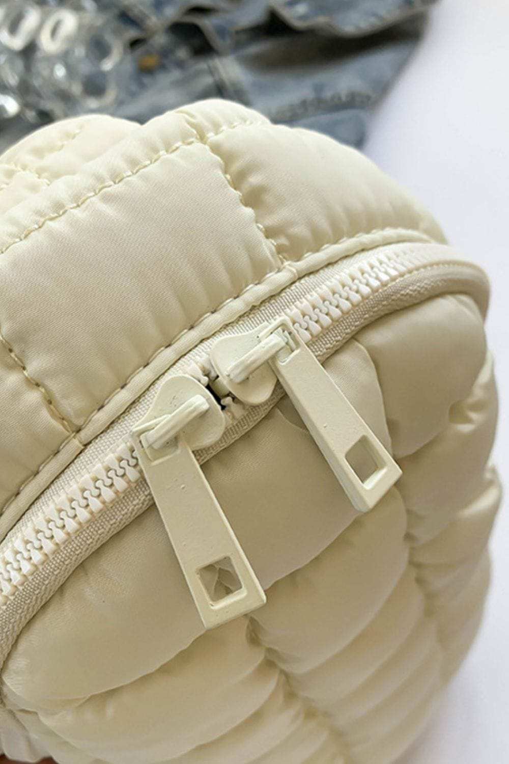 Quilted Nylon Crossbody Bag - Trendsi - Flyclothing LLC