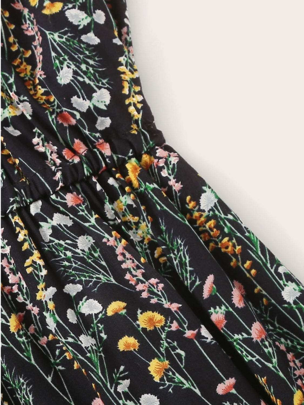 Printed V-Neck Spaghetti Strap Romper - Trendsi - Flyclothing LLC