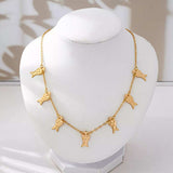 18K Gold-Plated Fish Charm Necklace - Trendsi - Flyclothing LLC