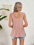 Florira Cutout Eyelet Tank - Trendsi - Flyclothing LLC
