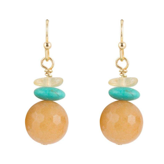 Agave Mixed Stone Earring - Barse Jewelry - Flyclothing LLC