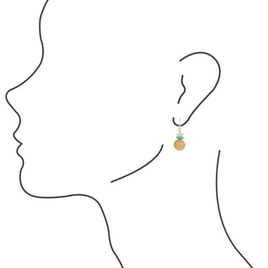 Agave Mixed Stone Earring - Barse Jewelry - Flyclothing LLC