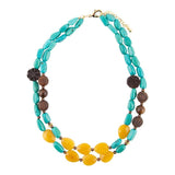 Agave Mixed Stone Statement Necklace - Barse Jewelry - Flyclothing LLC